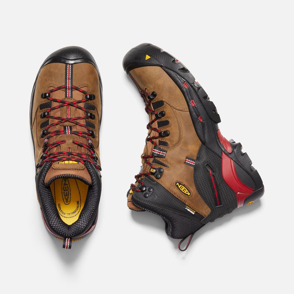 Botte de Travail Keen Homme Marron/Noir | Csa Hamilton Waterproof (Carbon-Fiber Toe) | DOYNT-0719